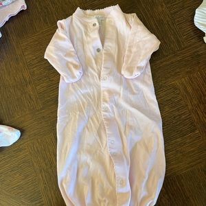 Kissy Kissy newborn pink converter gown